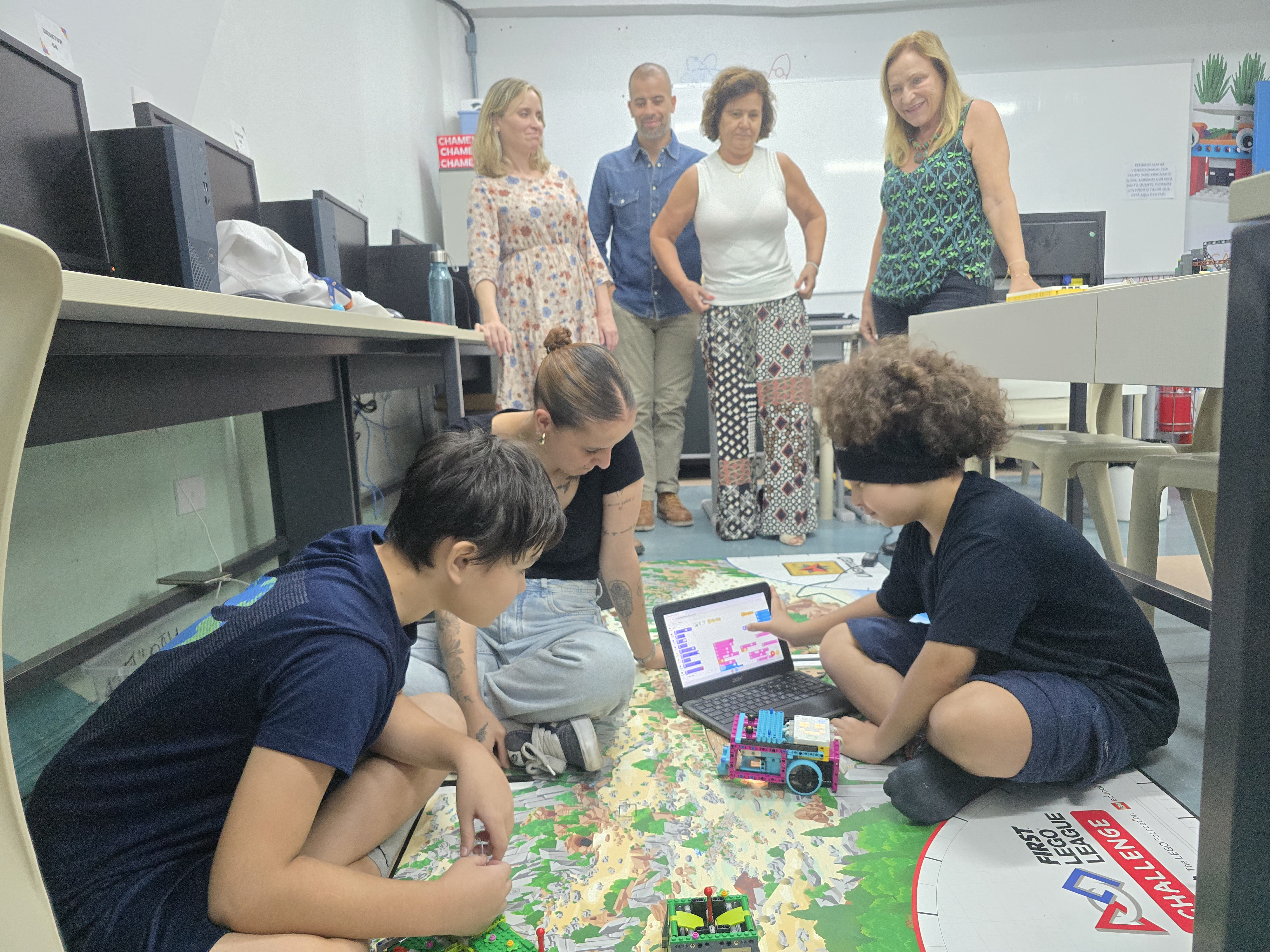Momento da equipe EVOLUX