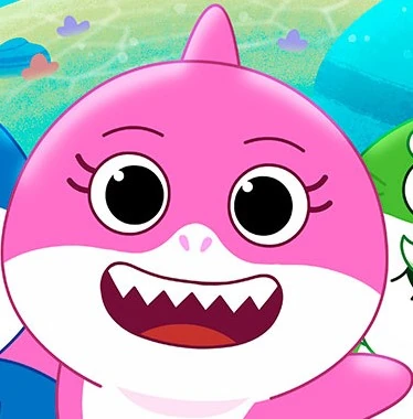 Mamãe Tubarão sorrindo